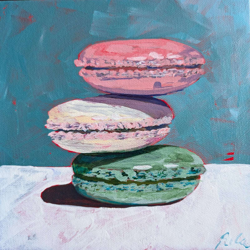 tower of macarons